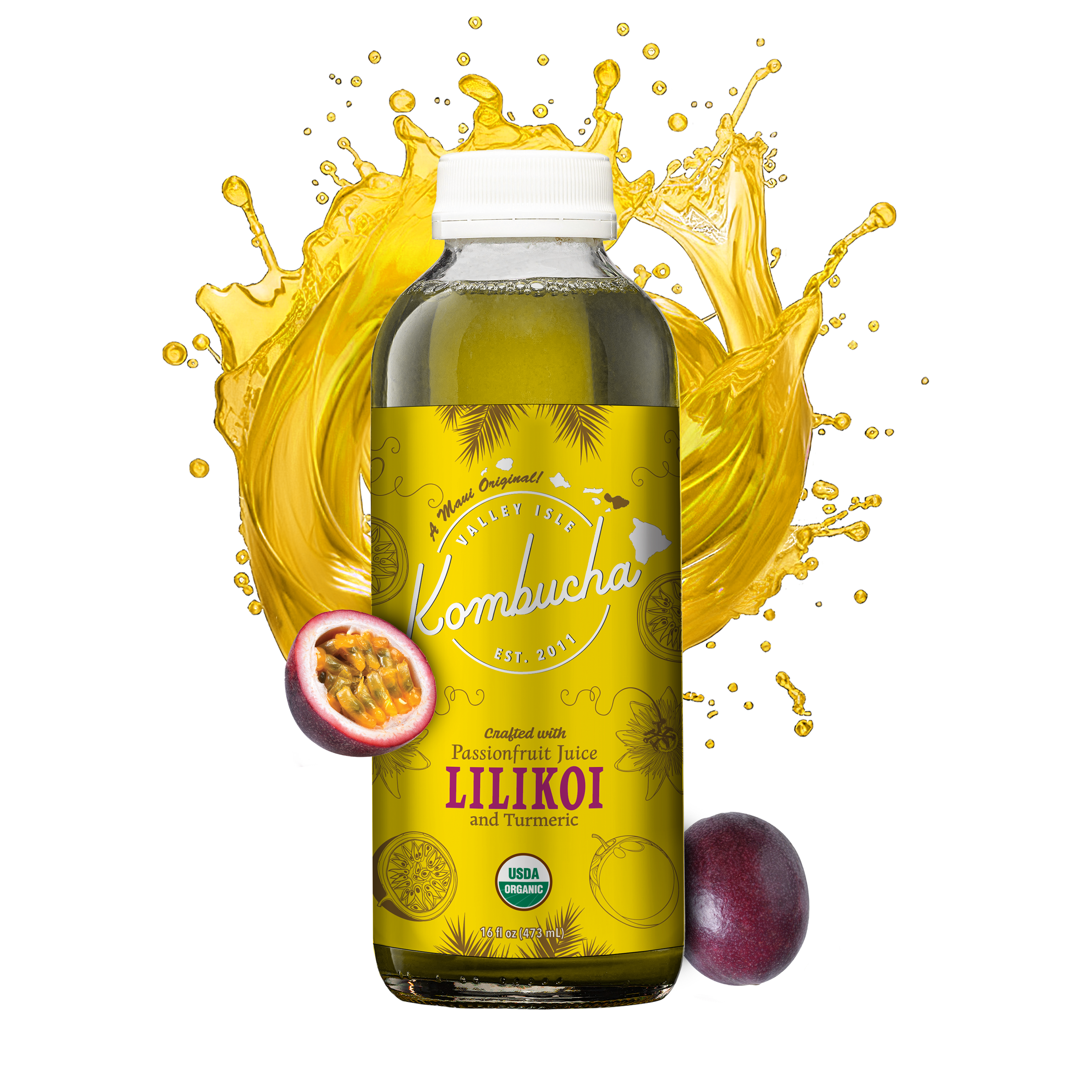 LILIKOI RAW KOMBUCHA
