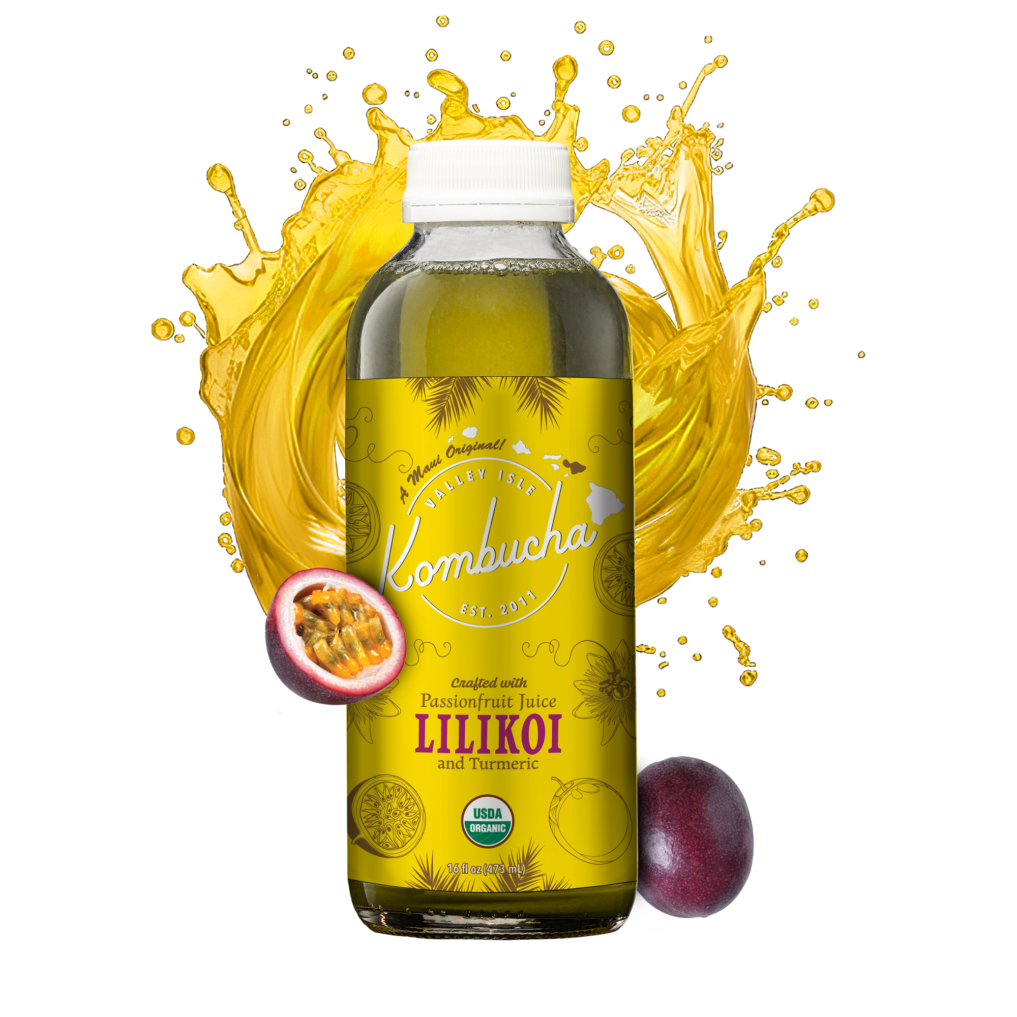 LILIKOI RAW KOMBUCHA