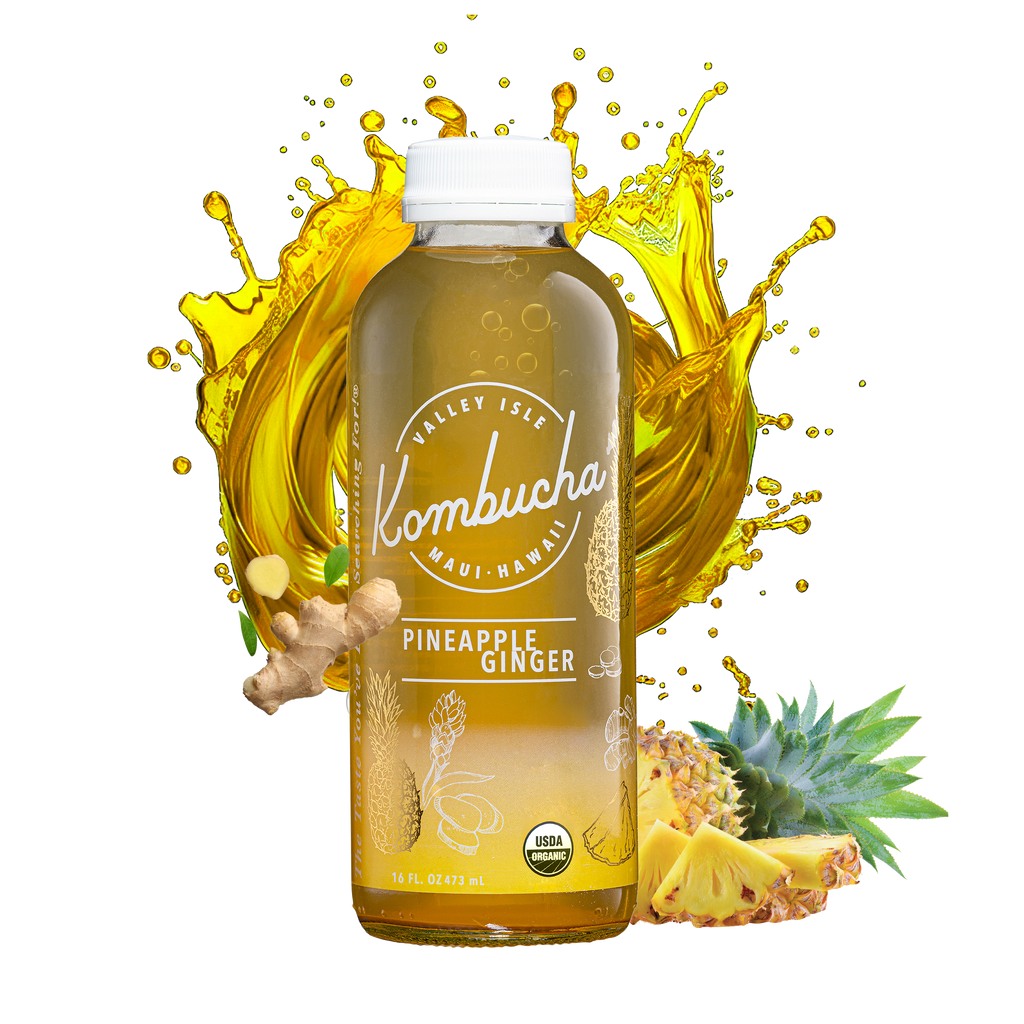 PINEAPPLE GINGER RAW KOMBUCHA